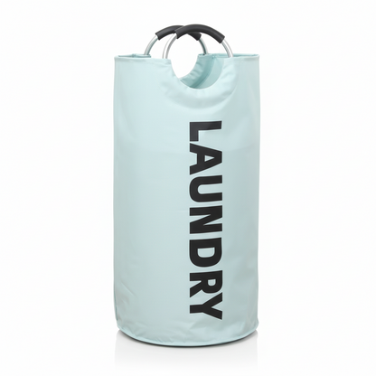Laundry Basket Padded Handles Foldable Fabric Laundry Collector