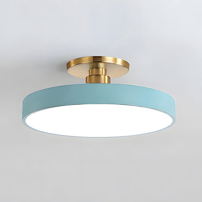 Lámpara de techo LED redonda moderna para pasillo y sala de estar