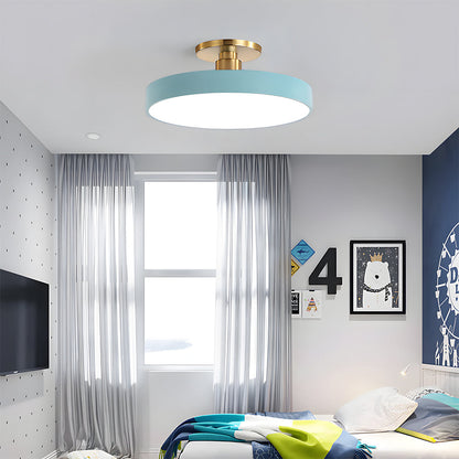 Lámpara de techo LED redonda moderna para pasillo y sala de estar