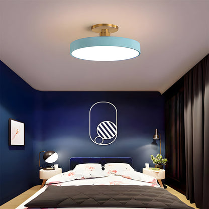 Lámpara de techo LED redonda moderna para pasillo y sala de estar