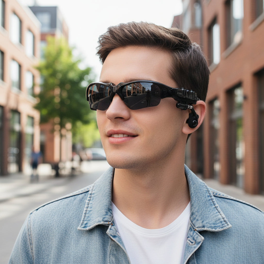 Bluetooth Sonnenbrille Headset Freisprechfunktion - Image 2