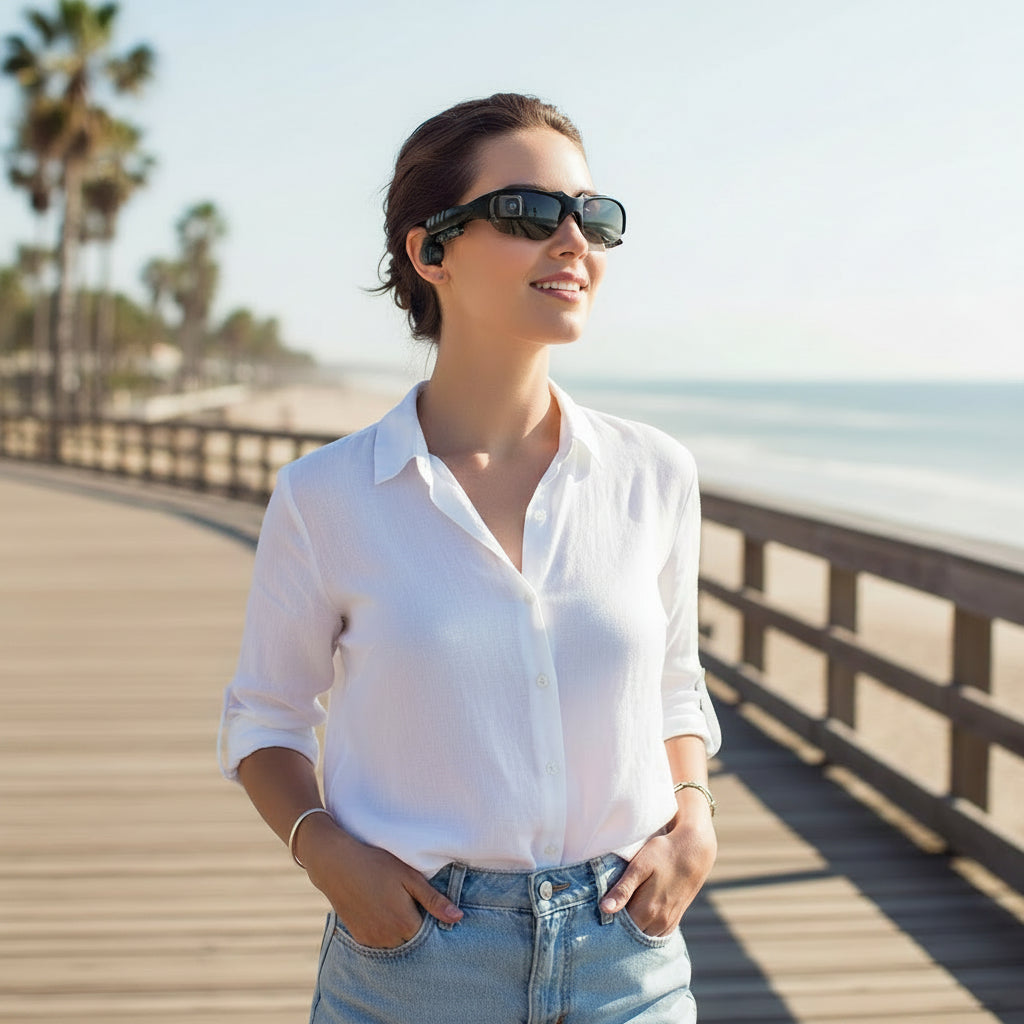 Bluetooth Sonnenbrille Headset Freisprechfunktion - Image 8