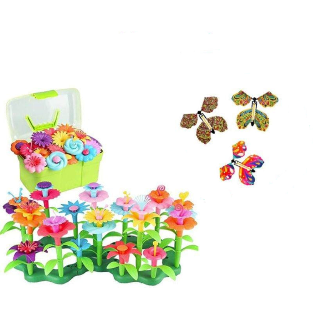 Blumenbaukasten Baukästen Für Kinder Kreatives Spielzeug - Image 7