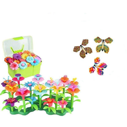 Blumenbaukasten Baukästen Für Kinder Kreatives Spielzeug - Image 7