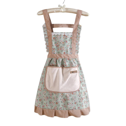 Blumige Küchenschürze Für Frauen Schürze Mit Blumenmuster - Image 3