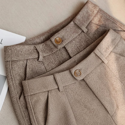 Pants Fabric Pants Tailored Straight Women