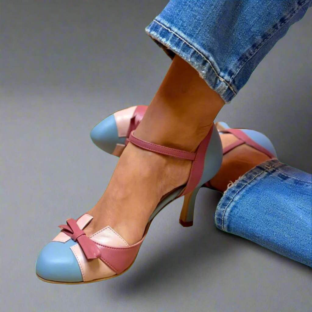Scarpe Tacchi Alti Donna Fiocco Cerimonia