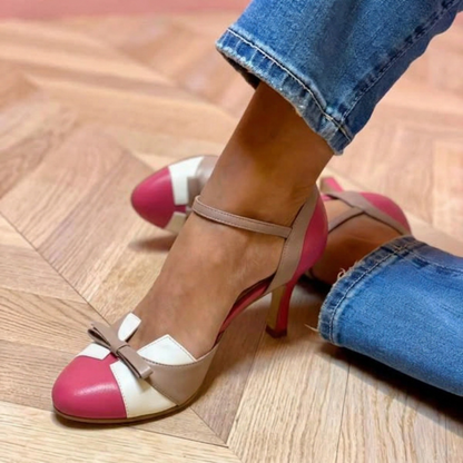 Scarpe Tacchi Alti Donna Fiocco Cerimonia