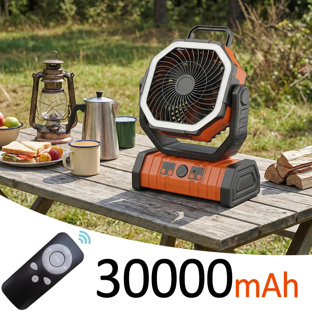 Box Fan Cooling Portable Mini Fan Rechargeable