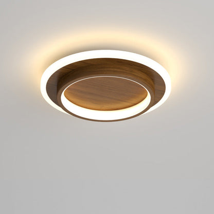 Plafoniera Moderna Metallo Acrilico Lampada Soffitto Rotonda