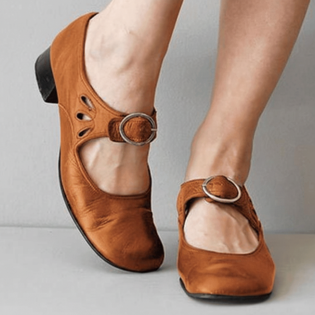 Damen Sandalen Riemen Schnalle Freizeit Alltag