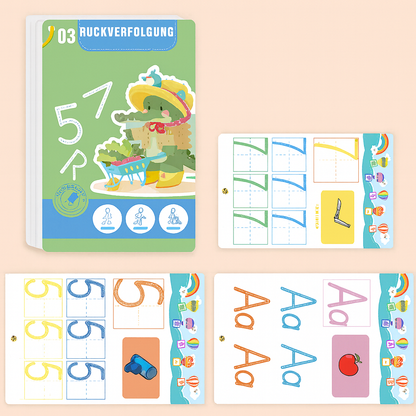 Übungsbuch Vorschule Lernheft Schreibtraining Kinderarbeitsbuch