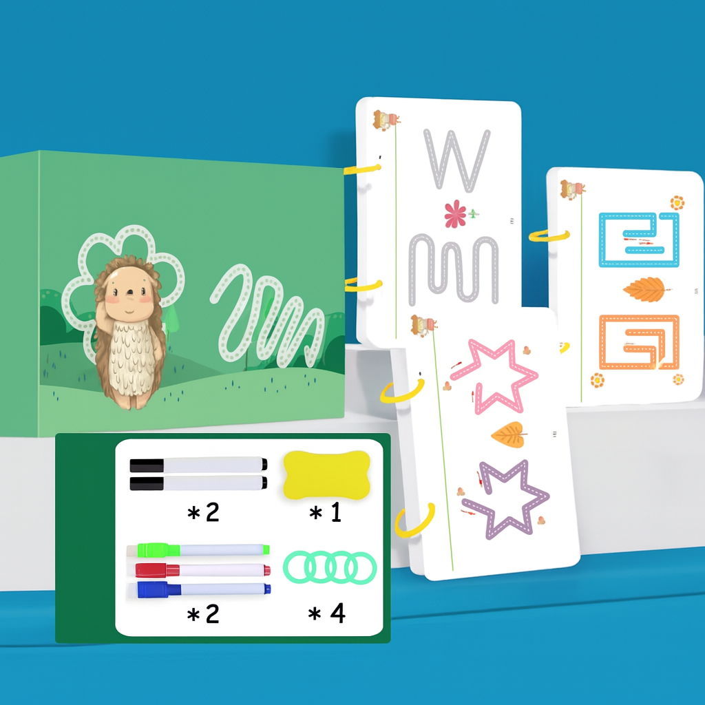 Übungsbuch Vorschule Lernkarten Schreibtraining Kinderarbeitsbuch