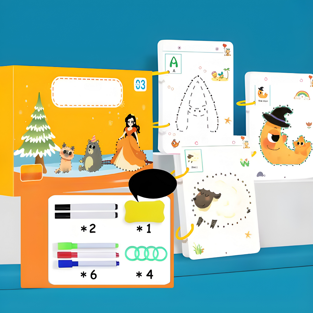 Übungsbuch Vorschule Lernkarten Schreibtraining Kinderarbeitsbuch