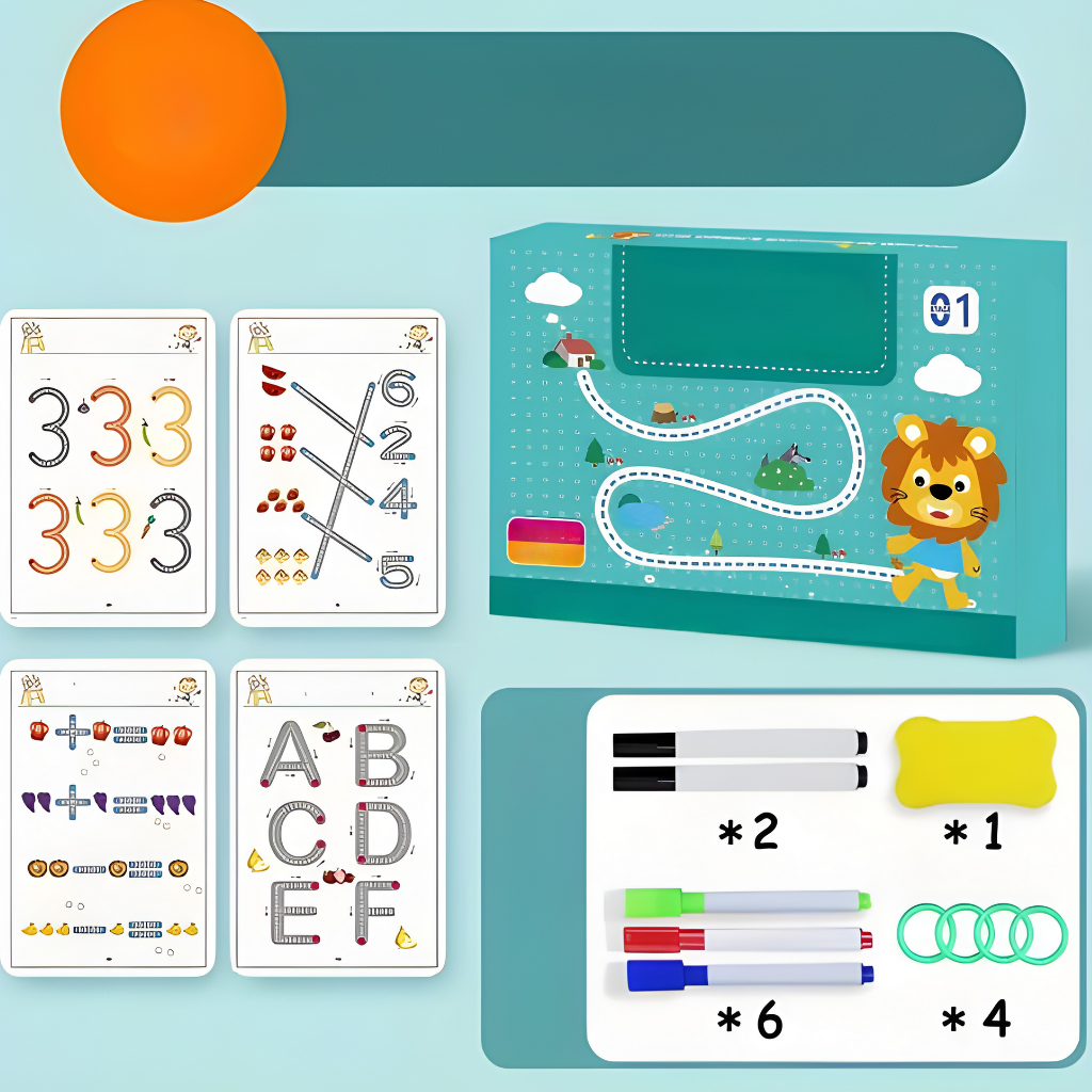 Übungsbuch Vorschule Schreibtraining Kinderarbeitsbuch Lernset