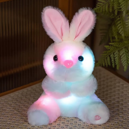 Lámpara Infantil Conejo Peluche Luz Nocturna Suave