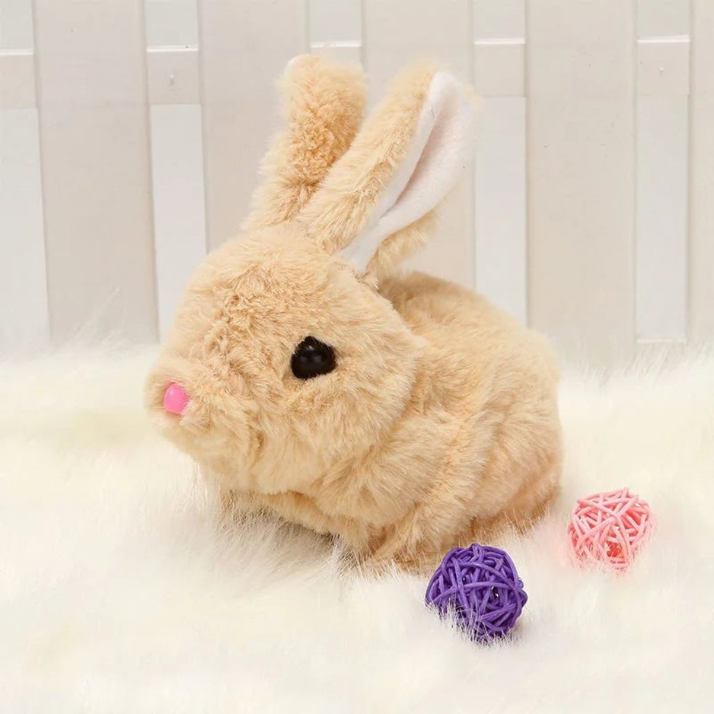 Peluche Interactive Lapin Jouet Enfant Doux Éveil