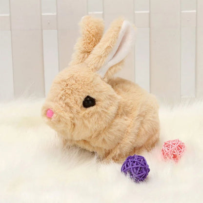 Peluche Interactive Lapin Jouet Enfant Doux Éveil