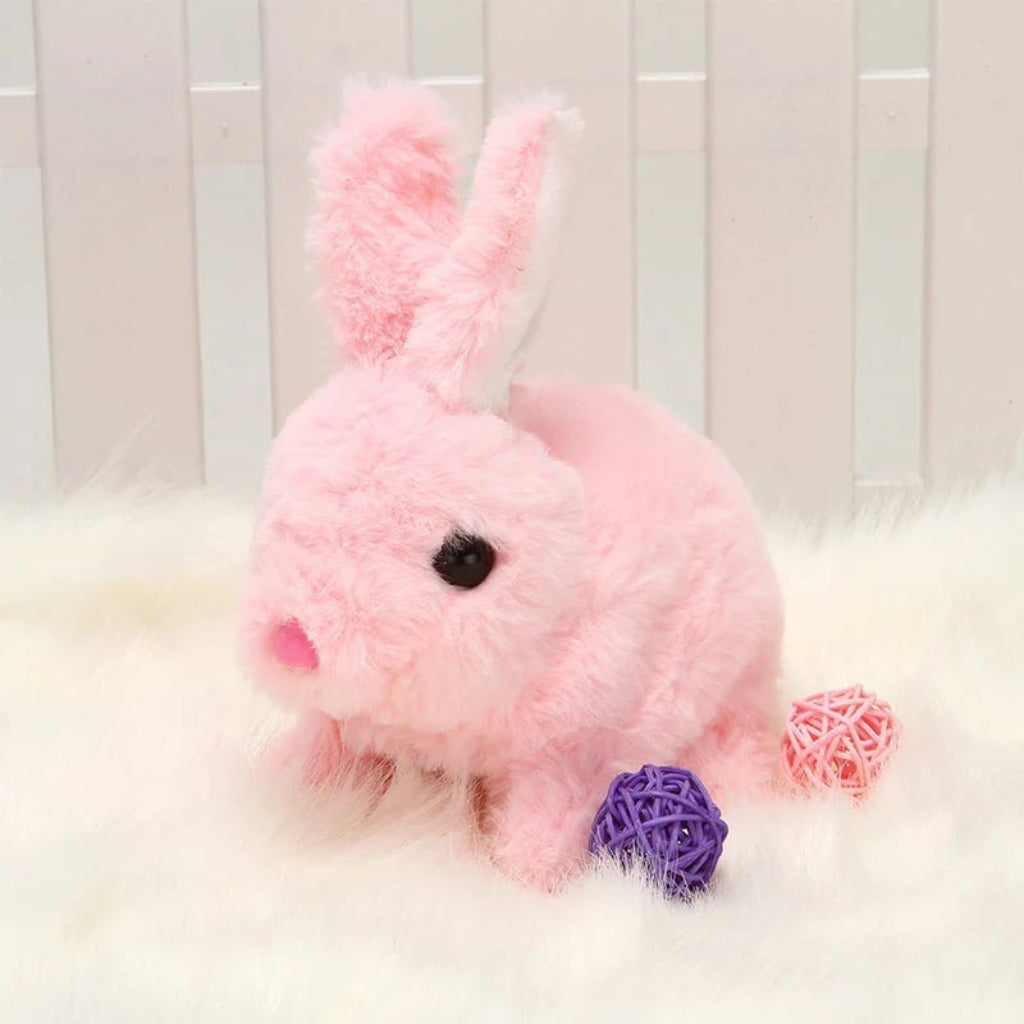 Peluche Interactive Lapin Jouet Enfant Doux Éveil