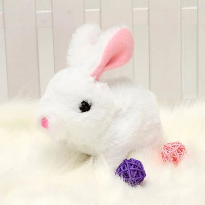 Peluche Interactive Lapin Jouet Enfant Doux Éveil