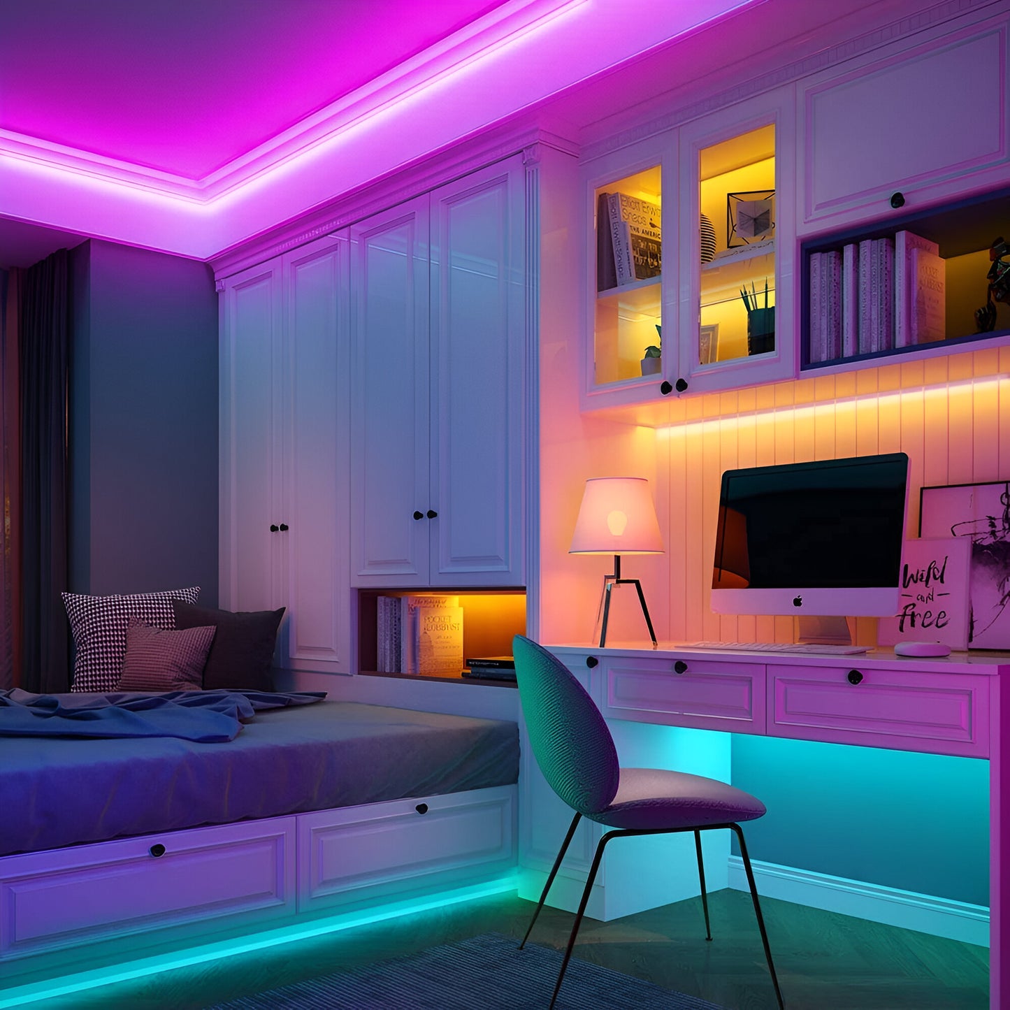 LED Strip Licht RGB dimmbar wasserdicht