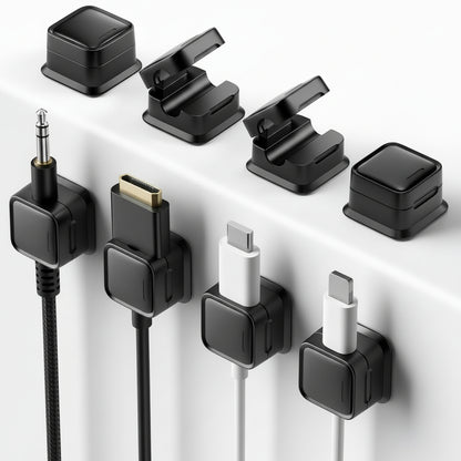 Cable Organiser Magnetic Cable Clips Portable Cord Holder