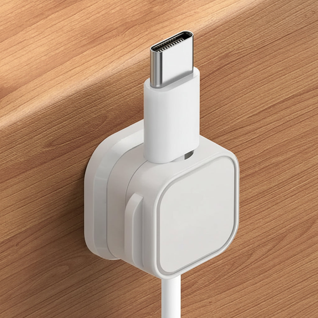 Cable Organiser Magnetic Cable Clips Portable Cord Holder