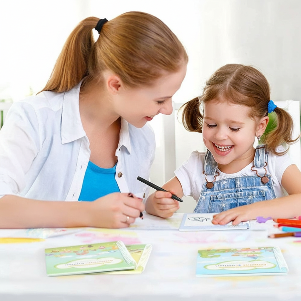 Handwriting Practice Book Calligraphy Workbook Kids