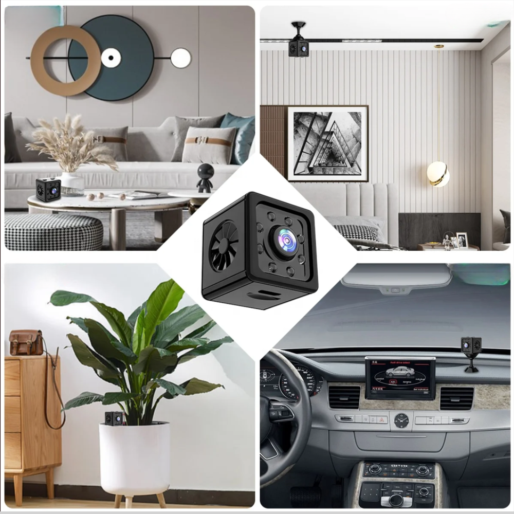 Mini-WLAN-Kamera Full HD Bewegungserkennung Nachtsicht