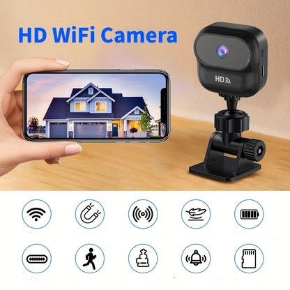 Mini Überwachungskamera WLAN Full HD Nachtsicht Bewegungsmelder