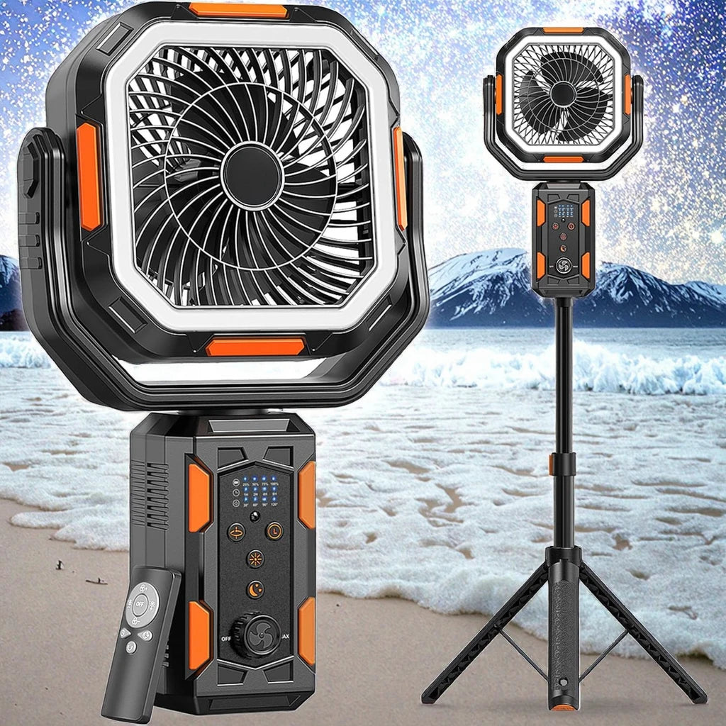 Ventilatore Campeggio Ricaricabile USB Portatile Silenzioso