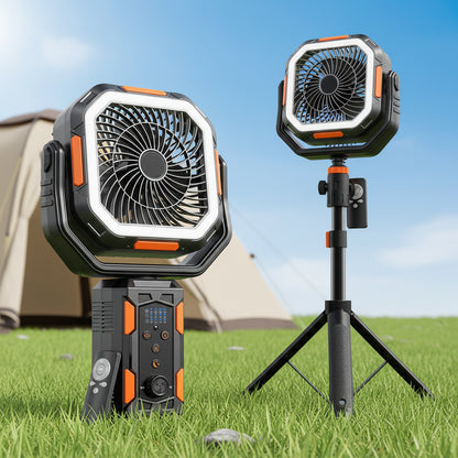 Ventilatore Campeggio Ricaricabile USB Portatile Silenzioso