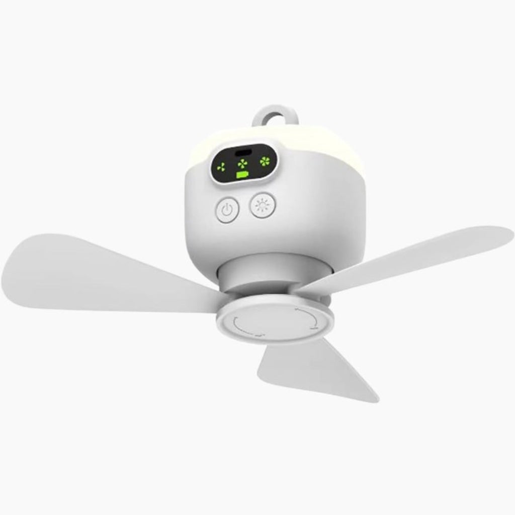 Campingventilator Tragbar Deckenmontage Fernbedienung LED - Image 8