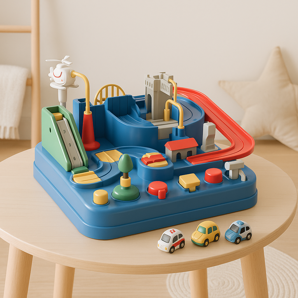 Jeu d’aventure voiture Circuit de course Jeu éducatif enfants