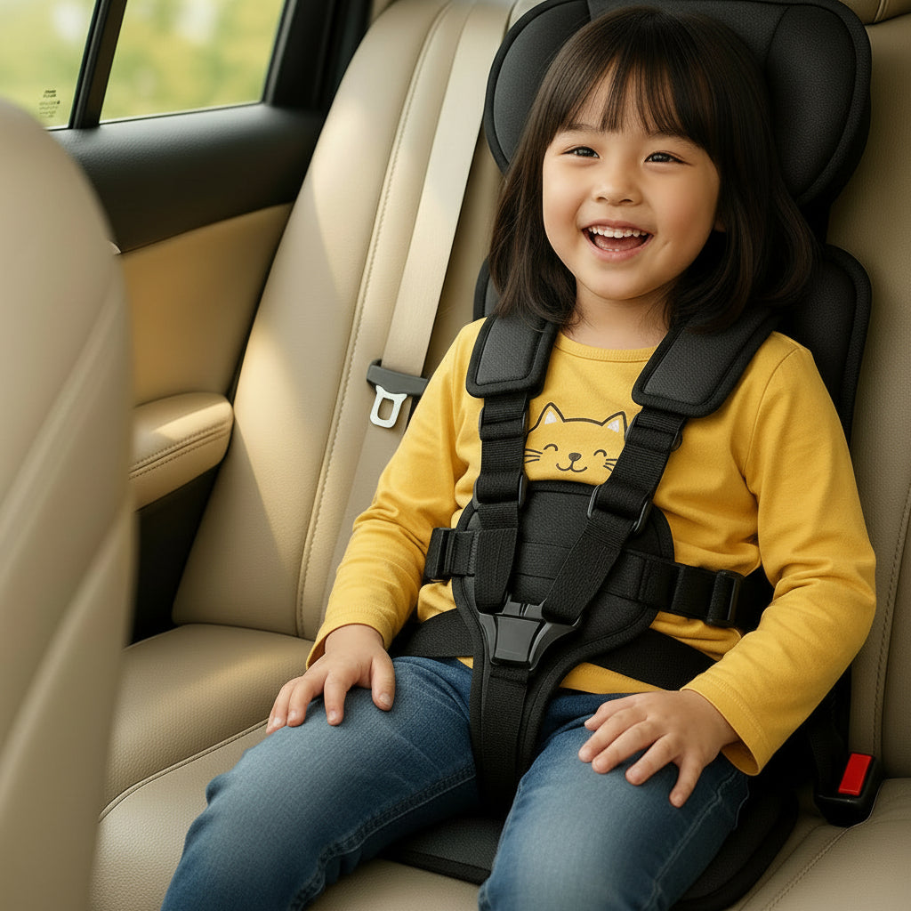 Child Safety Belt Portable Secure Car Use
