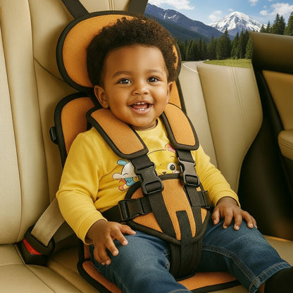 Asiento infantil seguro con cinturón, para viajes en coche