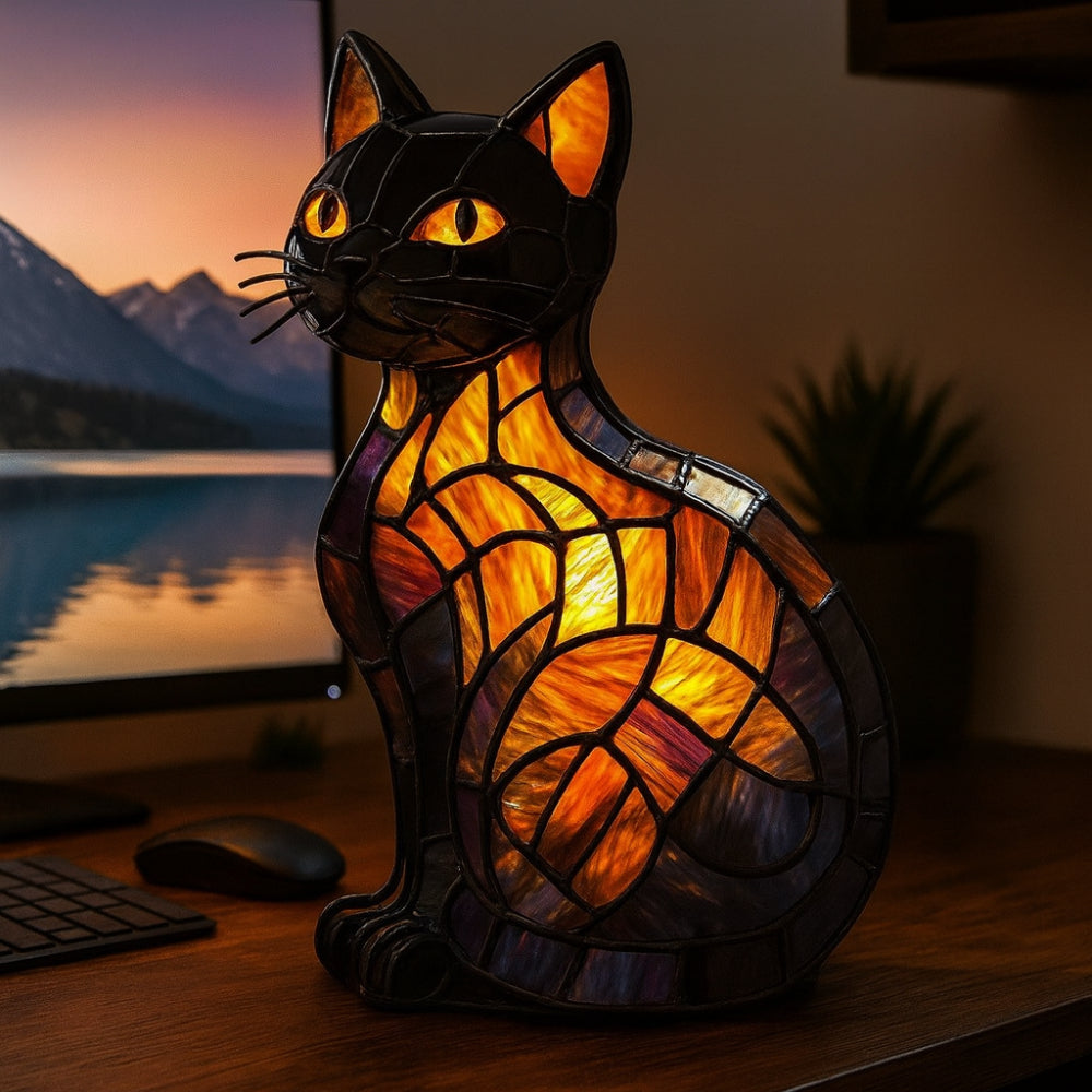 Table Lamp Cat Style Night Light