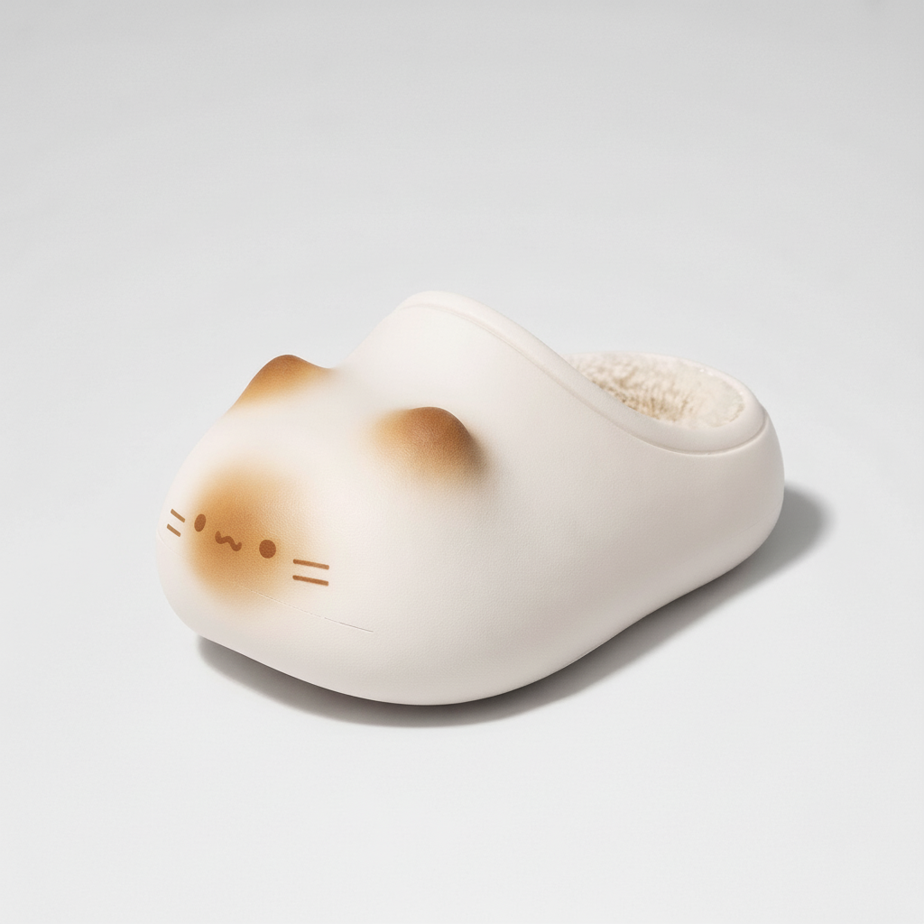 Chaussons Design Pattes Chat Confortables