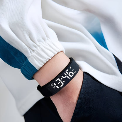 Sport Uhr LED Digital Silikon Armband Wasserdicht Leicht Damen Herren