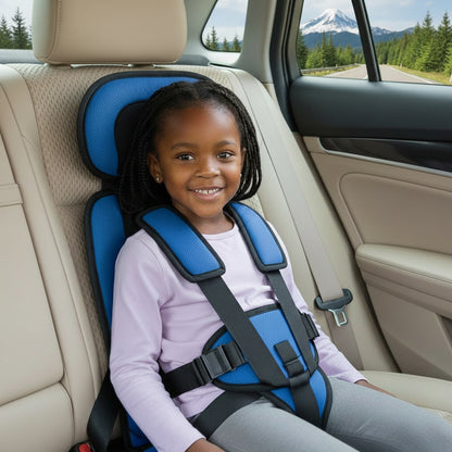 Asiento infantil seguro con cinturón, para viajes en coche