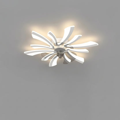 Ventilatore Soffitto LED Telecomando Lampada Moderna