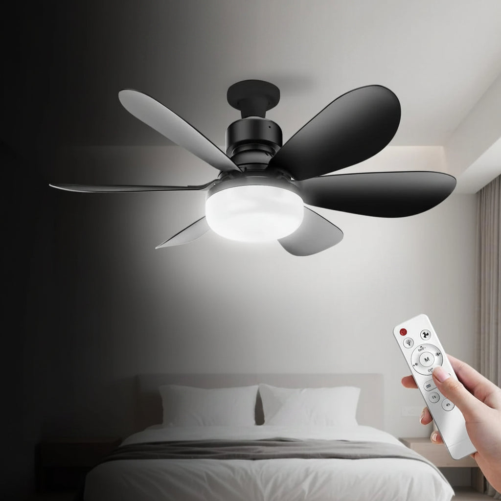 Ceiling Fan Cooling LED Fan Remote Control