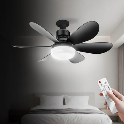 Ceiling Fan Cooling LED Fan Remote Control