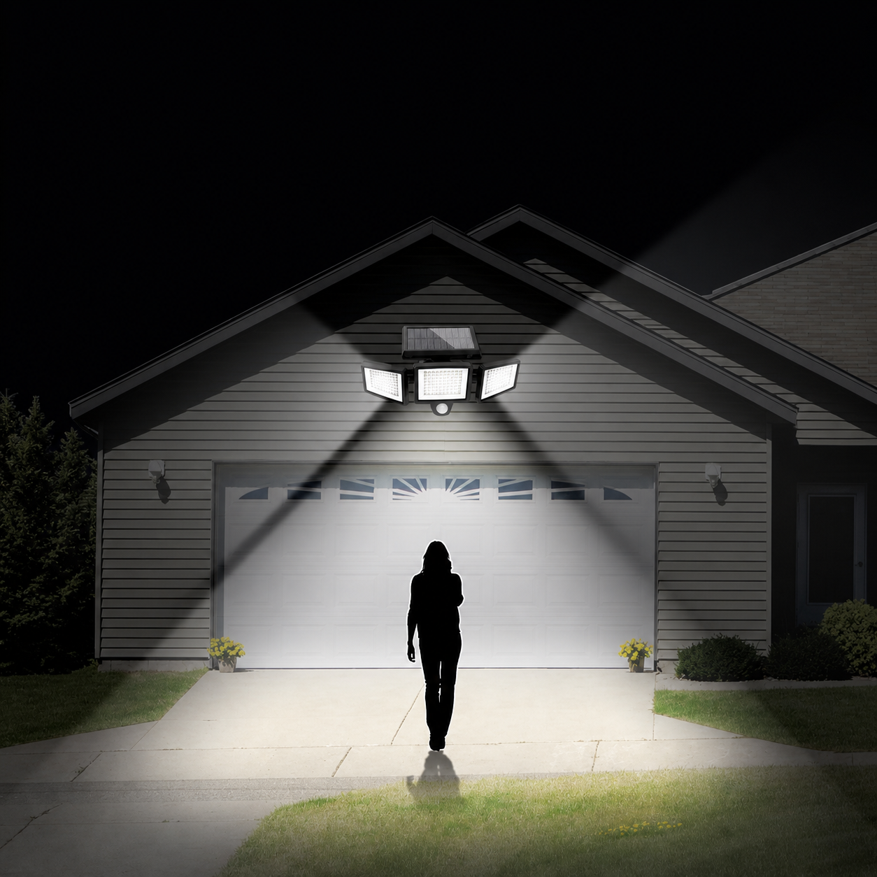 Solar Outdoor Light Solar-Powered Efficient Outdoor Lighting