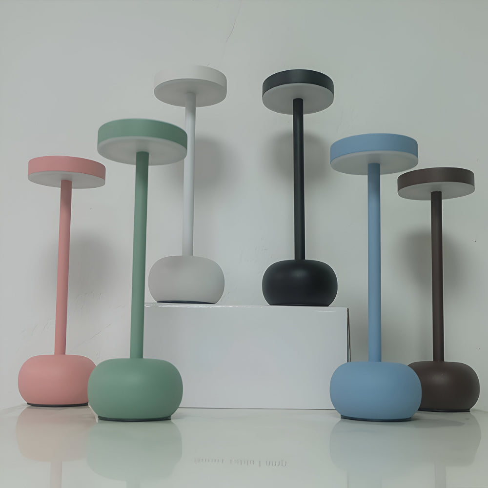 Tischlampe LED Dimmbar USB Wiederaufladbar Modernes Metall Design