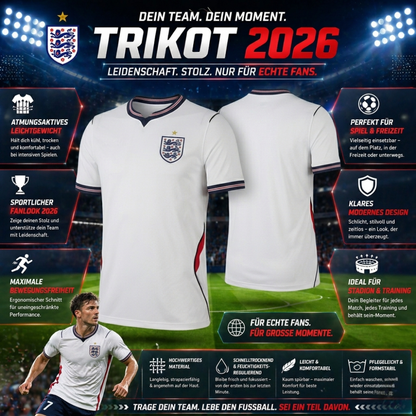 Maglia ufficiale campionato mondiale UK 2026 uomo