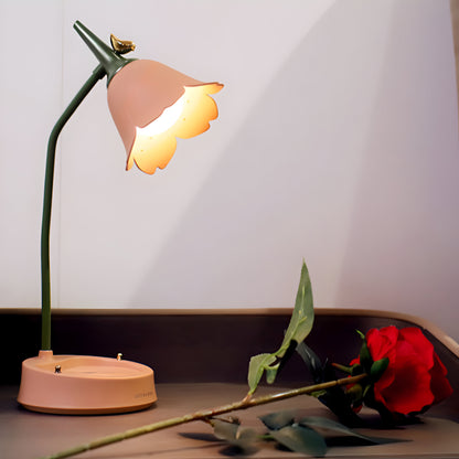LED Blume Tischlampe Dimmbar Modern