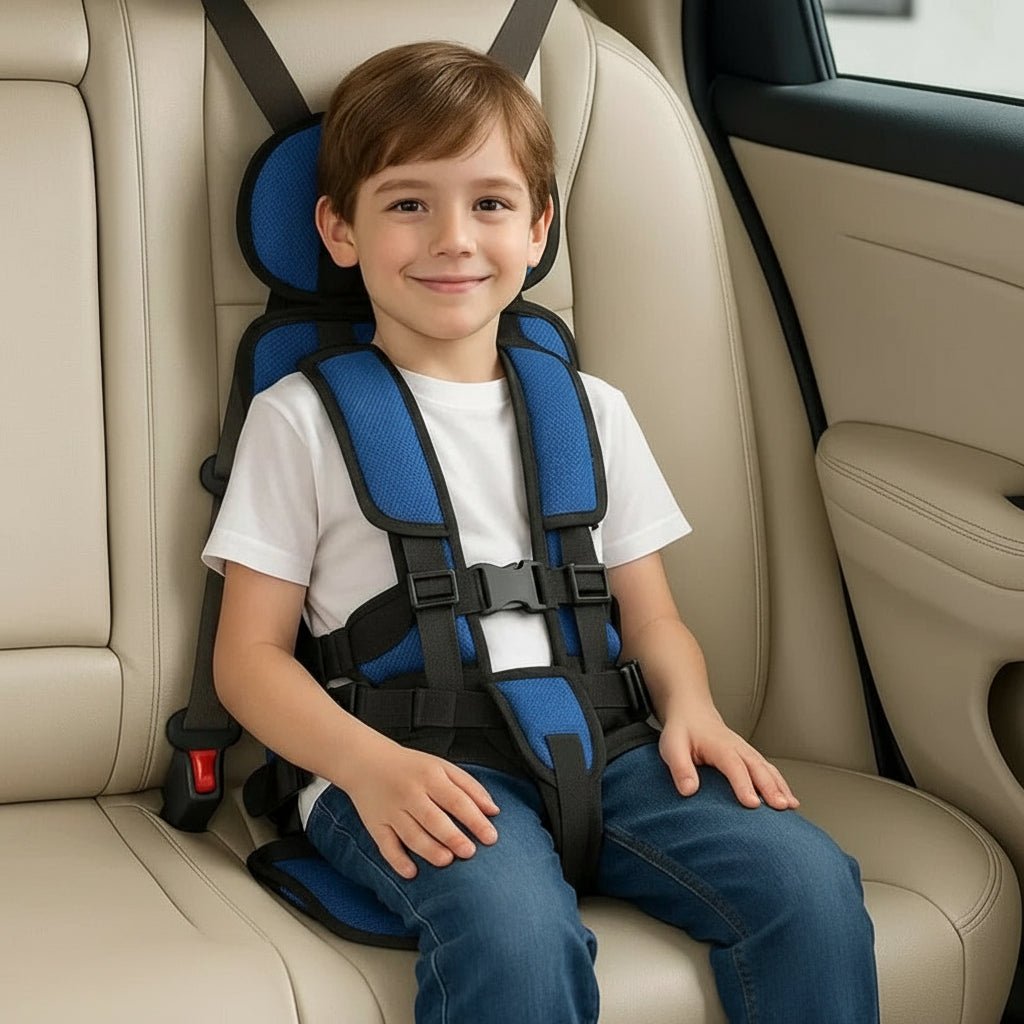 Cinturón de seguridad para niños portátil elevador ajustable para asiento