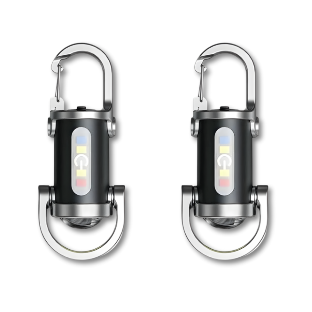 Clip Taschenlampe Tragbare LED Leuchte Karabiner - Image 3