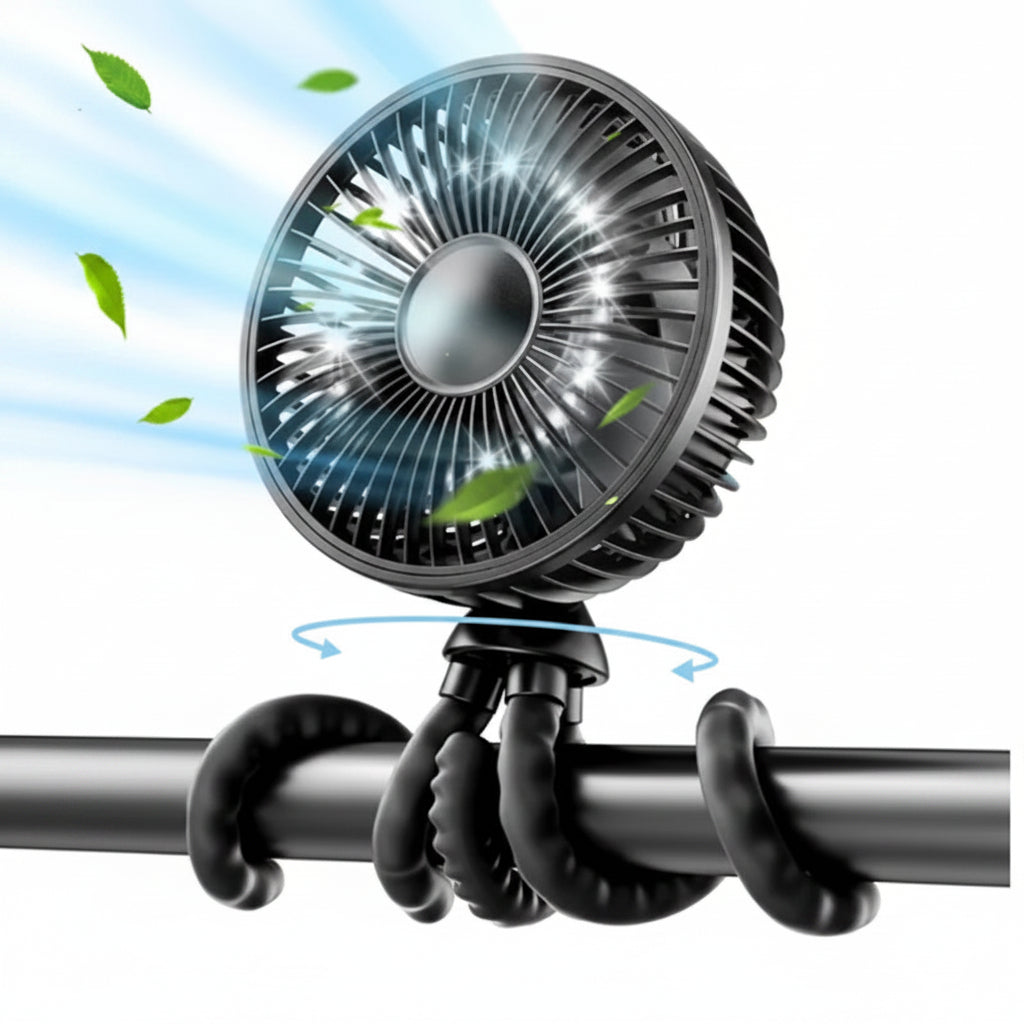 Clip Ventilator Kühlung Flexibler Mini USB Tischventilator